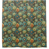 ミックスメロディ シャワーカーテン (正面)