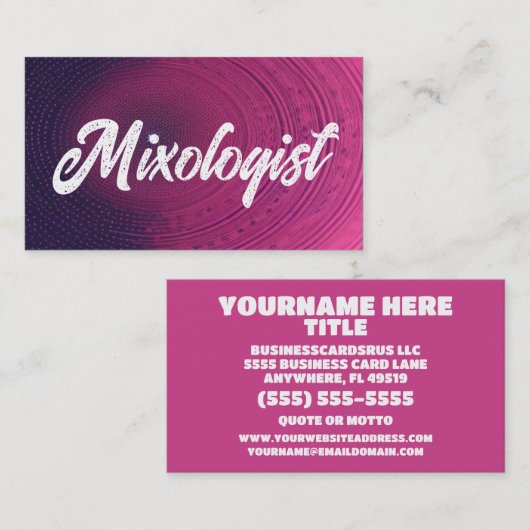 ミックスロカラフルスト 名刺 (正面/裏面)