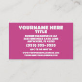 ミックスロカラフルスト 名刺 (裏面)