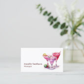 ミックスロジストバルテンダーイベントカクテル 名刺 (スタンド正面)