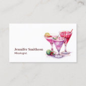 ミックスロジストバルテンダーイベントカクテル 名刺 (正面)
