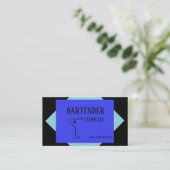 ミックスロジストバーテンダー名刺 名刺 (スタンド正面)