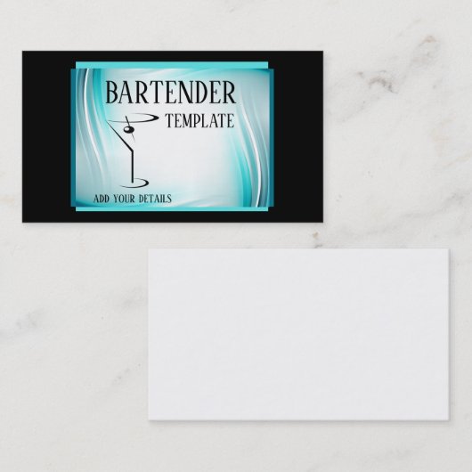 ミックスロジストバーテンダー名刺 名刺 (正面/裏面)