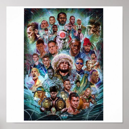 ミックス武術アーカッコいいト ポスター (正面)