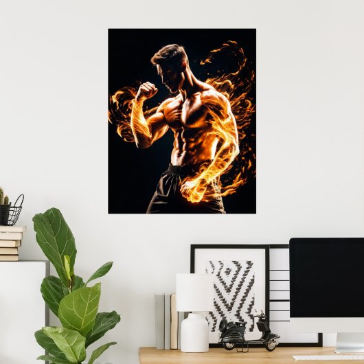 ミックス武術アーツファイター ポスター (ホームオフィス)