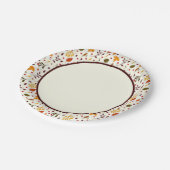 ミックス秋の葉っぱ紙皿 ペーパープレート (アングル)