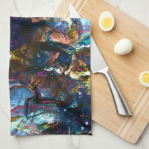 ミックス絵を描カラフルの重なり合うステンドヘビー