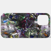 ミックス絵を描カラフルの重なり合うステンドヘビー Case-Mate iPhoneケース (裏面 (横))