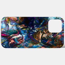 ミックス絵を描カラフルの重なり合うステンドヘビー iPhone 13 PRO MAXケース