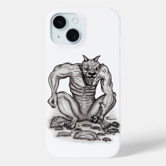 ミックス – クリーチャー – トロール、ゴーレム、悪魔 Case-Mate iPhoneケース (裏面)