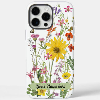 ミックス・ワイルドフラワー - ヴィンテージ iPhone 16 PRO MAXケース