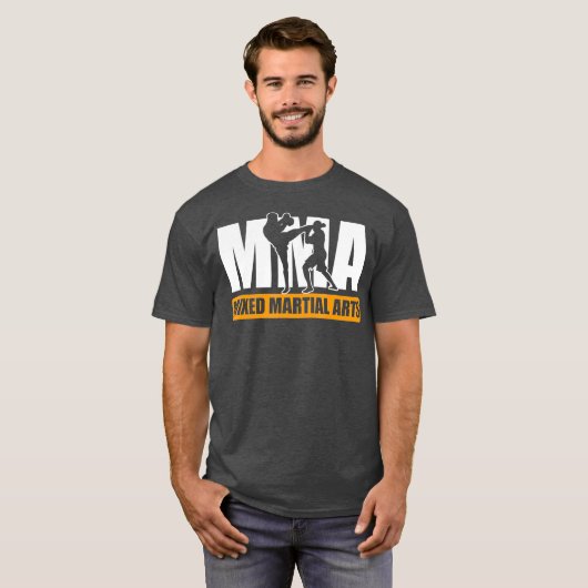 ミックスMMA武術アーツ武術アーツファイター Tシャツ (正面フル)