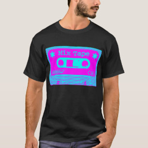 ミッサイケデリッククテープ – マゼンタとシアン Tシャツ