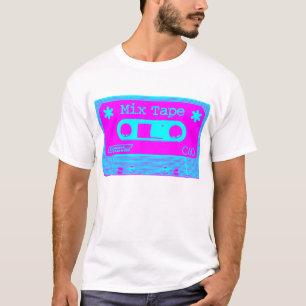 ミッサイケデリッククテープ – マゼンタとシアン Tシャツ
