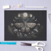 ミッシェルの羽ばたき月、壮大な蛾 薄葉紙 (クラフト)