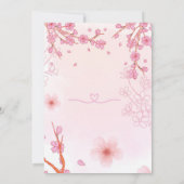 ミッシェル祝の誕生日に参加 招待状 (裏面)