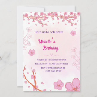 ミッシェル祝の誕生日に参加 招待状