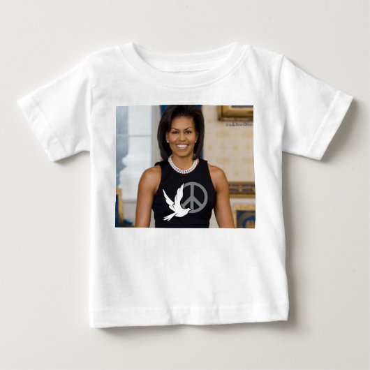 ミッシェル・オバマ大統領夫人 ベビーTシャツ (正面)