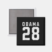 ミッシェル・オバマ2028大統領第28回ヴィンタグ マグネット (正面/裏面)