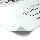 ミッシェル・デ・ノストラダムが相談を受けている ポスター (角)