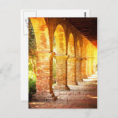 ミッションアーチズサンファンキャピストラーノ ポストカード (正面/裏面)