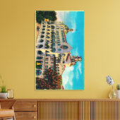 ミッションイン、ロタンダウィングリバーサイド、カリフォルニア州 キャンバスプリント (インサイチュ (リビング))