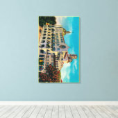 ミッションイン、ロタンダウィングリバーサイド、カリフォルニア州 キャンバスプリント (インサイチュ (ウッドフロア))