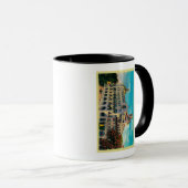 ミッションイン、ロタンダウィングリバーサイド、カリフォルニア州 マグカップ (正面右)