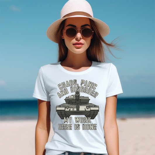 ミッションカオス、パニック、障害Tシャツのタンク Tシャツ