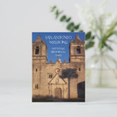 ミッションコンセプシオンチャーチサンアントニオミッションNHP ポストカード (スタンド正面)