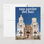 ミッションサンザビエル・デル・バック ポストカード (正面/裏面)