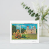 ミッションサンタバーバラビュー ポストカード (スタンド正面)