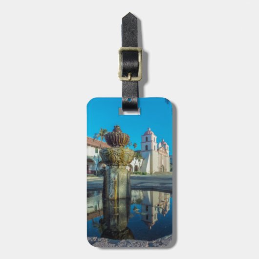 ミッションサンタバーバラ ラゲッジタグ (正面縦)