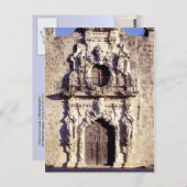 ミッションサンノゼ，テキサス州 – 精巧なフロントファサード ポストカード (正面/裏面)