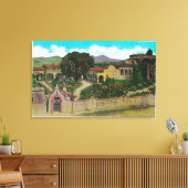 ミッションサンファンキャピストラーノ キャンバスプリント (インサイチュ (リビング))