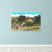 ミッションサンファンキャピストラーノ キャンバスプリント (インサイチュ (ウッドフロア))