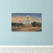 ミッションサンベルナルディーノアスティンシア キャンバスプリント (インサイチュ (ウッドフロア))