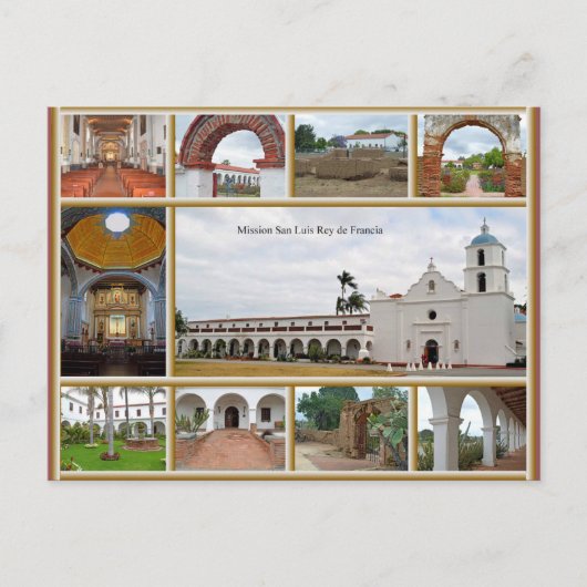 ミッションサンルイスレイ ポストカード (正面)