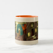 ミッションスペインの南西抽象芸術アート ツートーンマグカップ (中央)