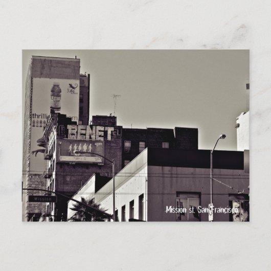 ミッションセントのサンフランシスコ ポストカード (正面)