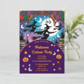 ミッションハロウィーンの衣装を着た魔女パーティー 招待状 (スタンド正面)