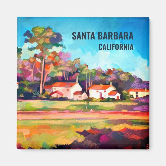 ミッションヒストリカルパークサンタバーバラCA マグネット (正面)