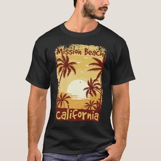 ミッションビーチカリフォルニア Tシャツ (正面)