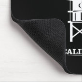 ミッションビーチシャツレトロサンディエゴカリフォルニアベア マウスパッド (コーナー)