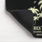 ミッションビーチCa 92109サマーバケーションサンディエゴC マウスパッド (コーナー)