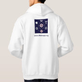 ミッションフリースZIPフード付きスウェットシャツ パーカ (裏面)