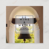 ミッションベルカリフォルニア写真旅行観光局 スクエア名刺 (正面)