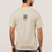 ミッションモンテッソーリ黒ロゴTシャツ Tシャツ (裏面)