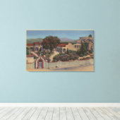 ミッション全体の空中表示 キャンバスプリント (インサイチュ (ウッドフロア))