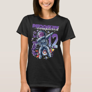 ミッション完了12誕生日少年ガール12年 Tシャツ